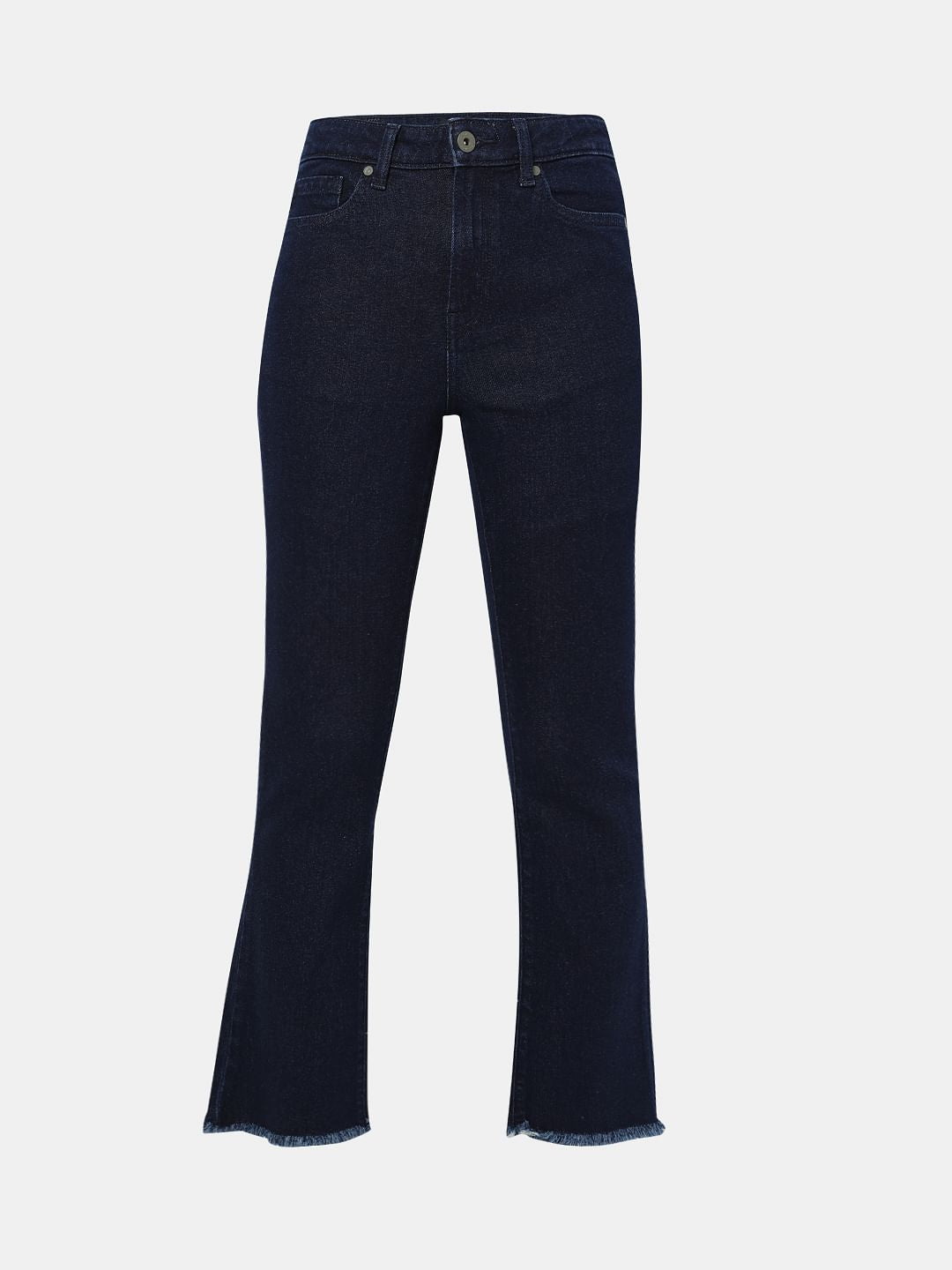 Dark Blue High Rise Petra Bootcut Jeans