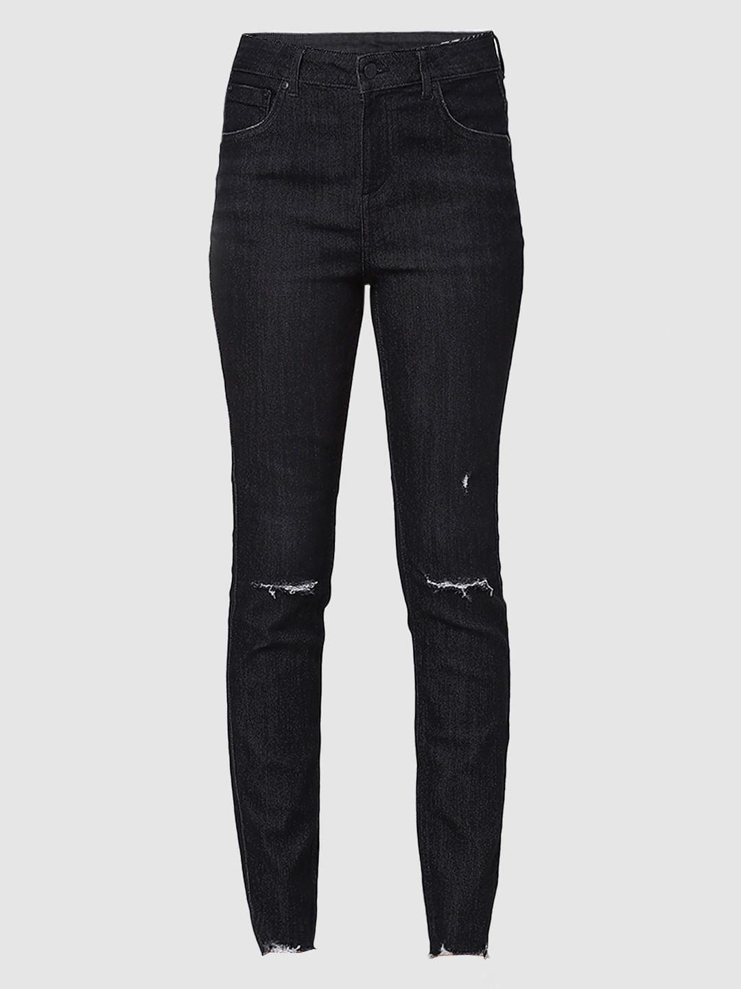 Black High Rise Wendy Skinny Jeans