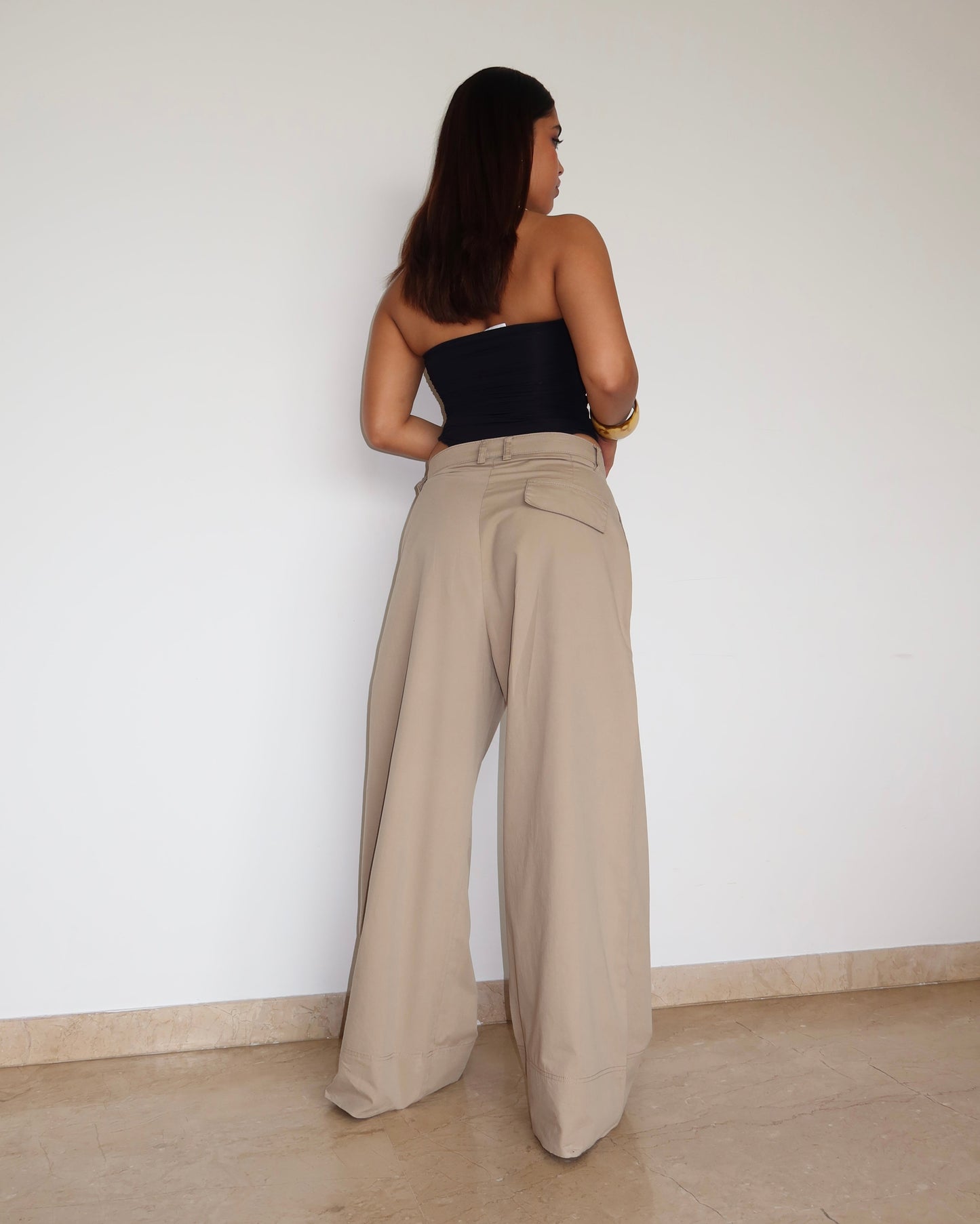 Premium Cotton Baggy Wide Leg Pants
