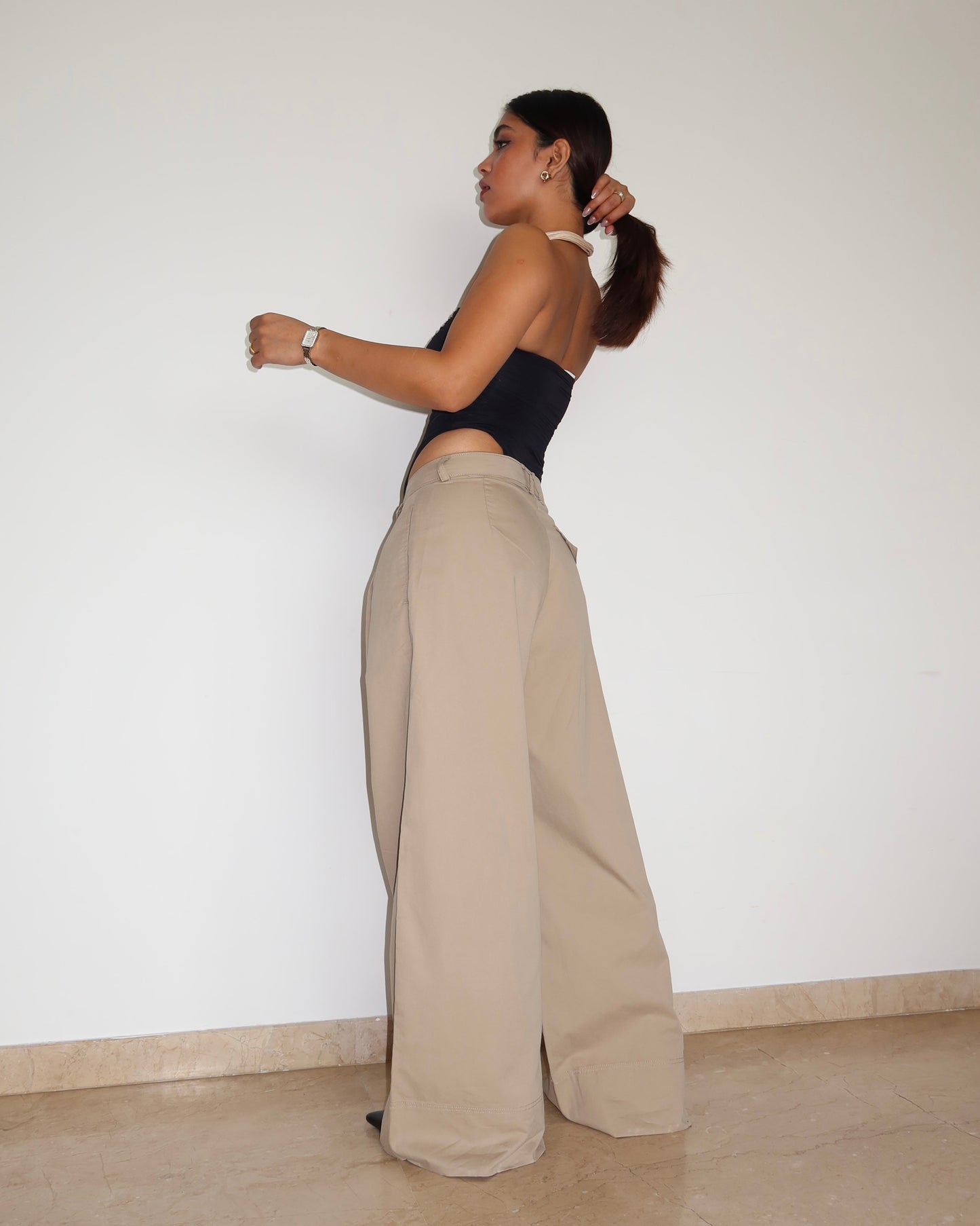 Premium Cotton Baggy Wide Leg Pants
