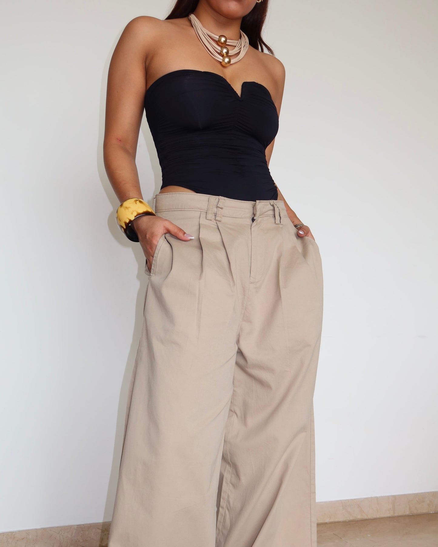 Premium Cotton Baggy Wide Leg Pants