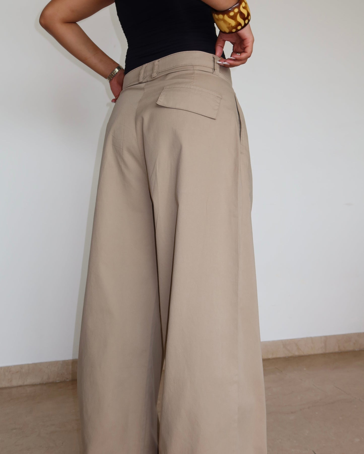 Premium Cotton Baggy Wide Leg Pants