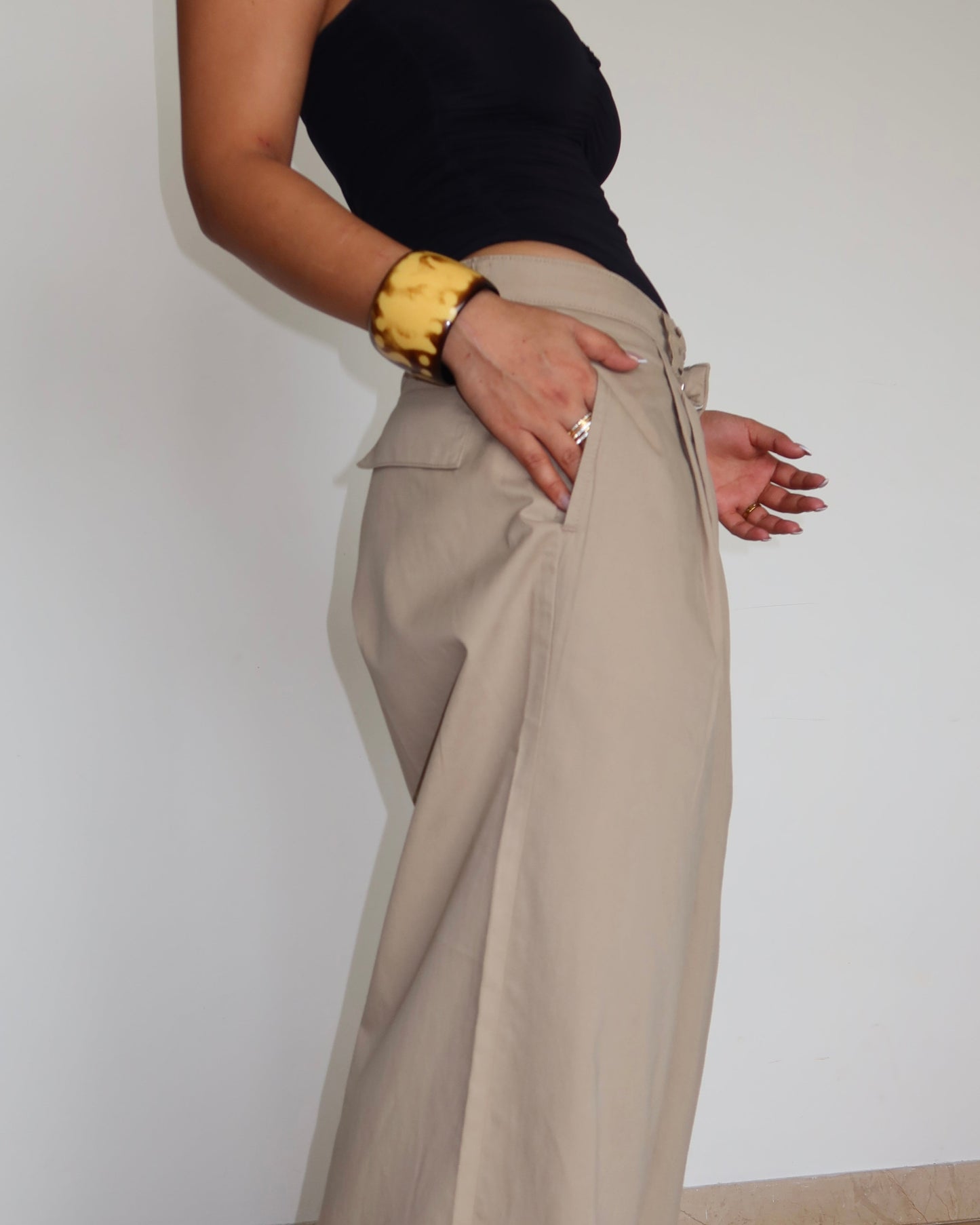 Premium Cotton Baggy Wide Leg Pants