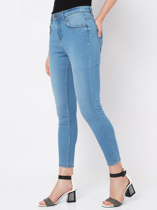 Light Blue High Rise Wendy Skinny Jeans