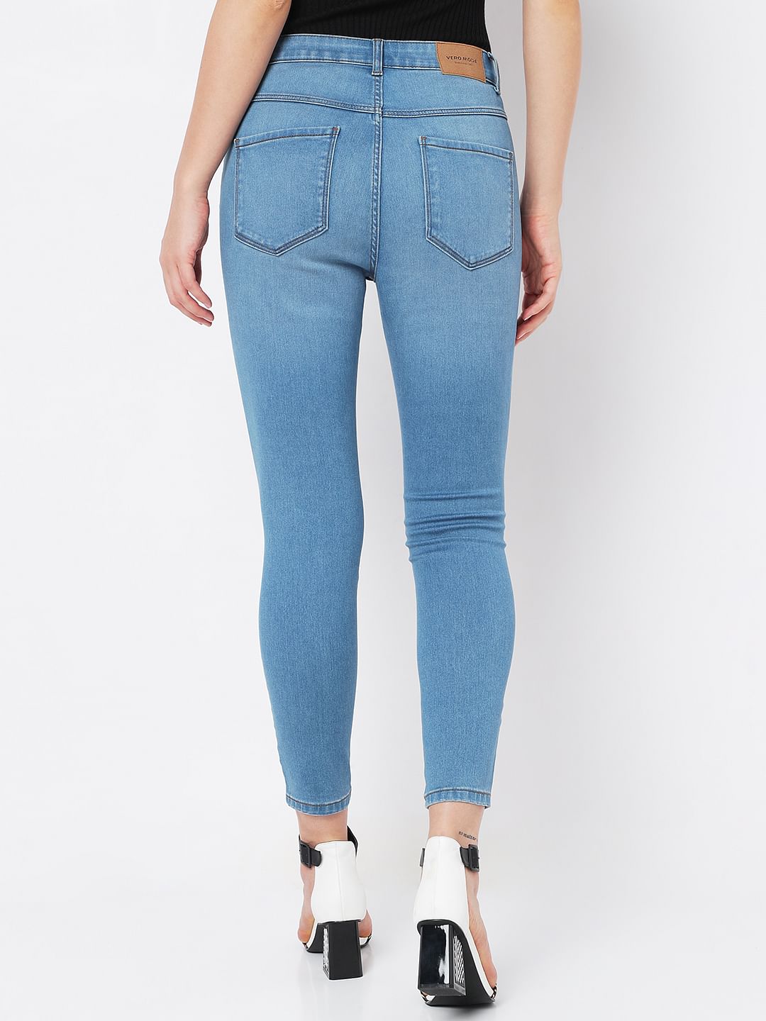 Light Blue High Rise Wendy Skinny Jeans