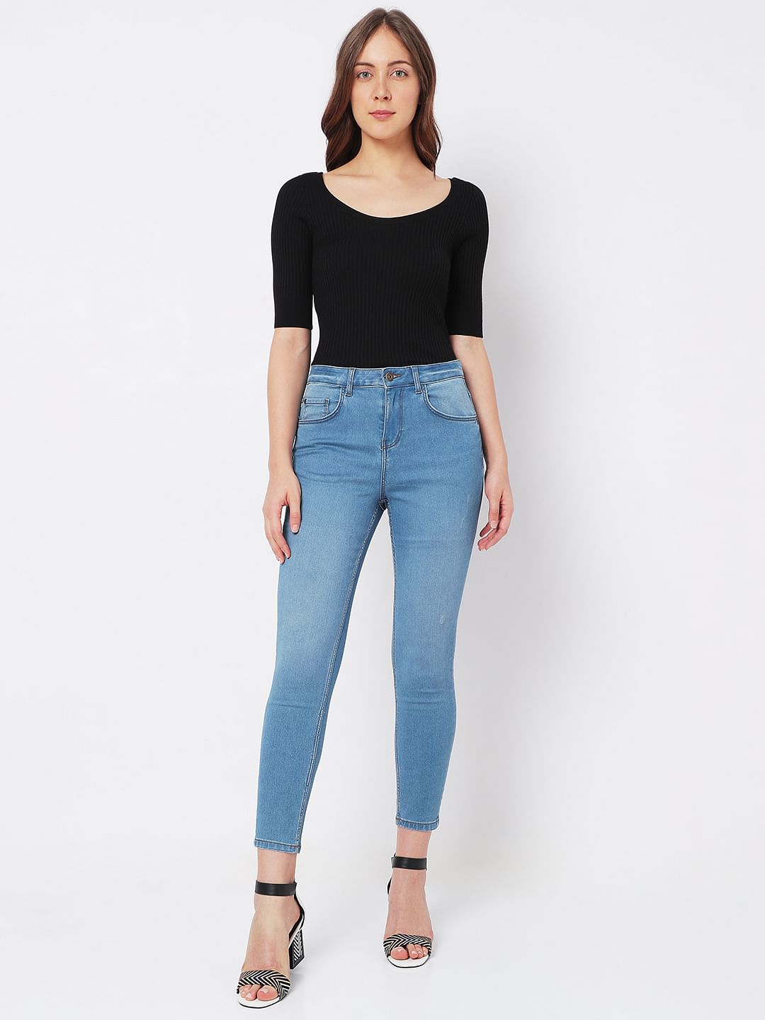 Light Blue High Rise Wendy Skinny Jeans