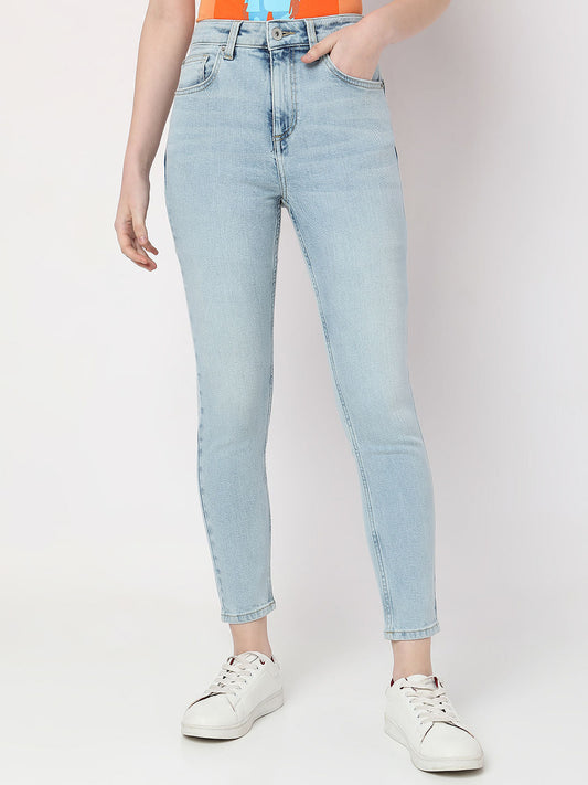 Light Blue High Rise Wendy Skinny Jeans
