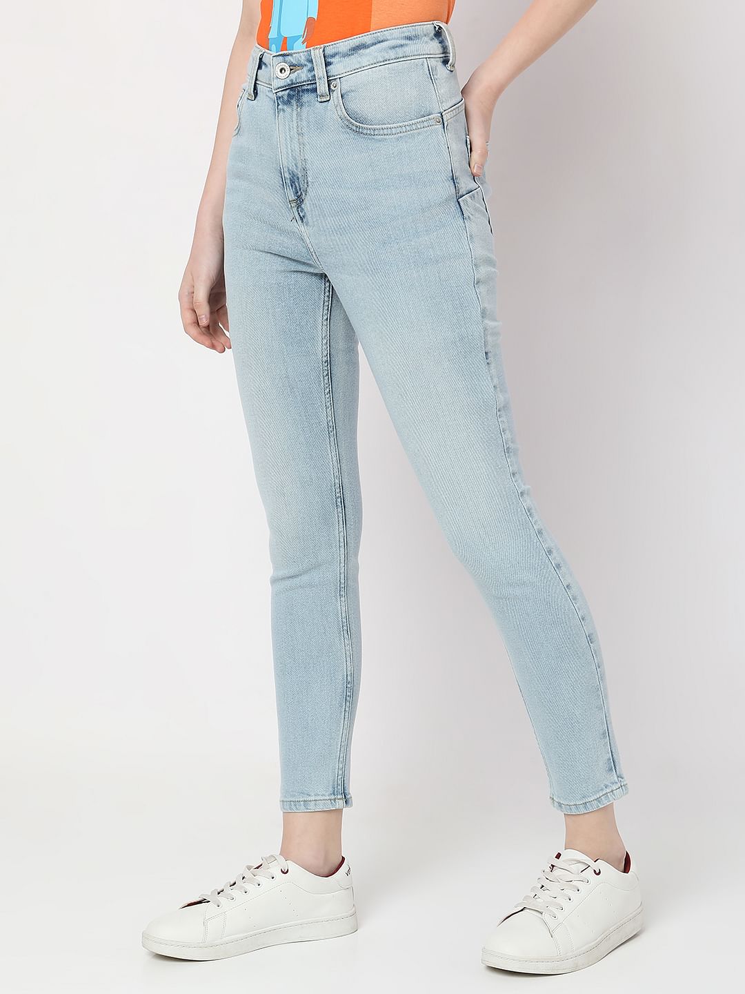 Light Blue High Rise Wendy Skinny Jeans
