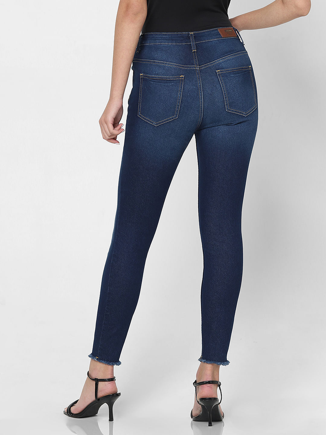 Blue High Rise Wendy Skinny Fit Jeans