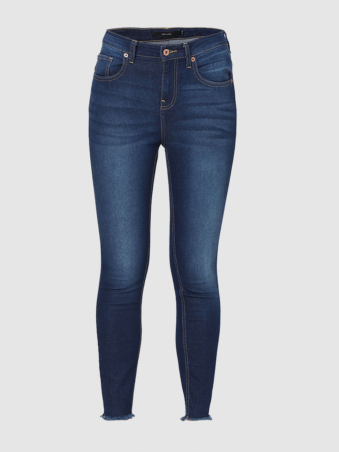 Blue High Rise Wendy Skinny Fit Jeans
