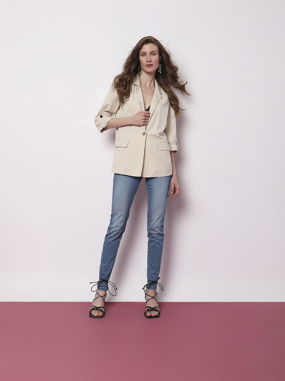 Light Blue High Rise Wendy Skinny Jeans