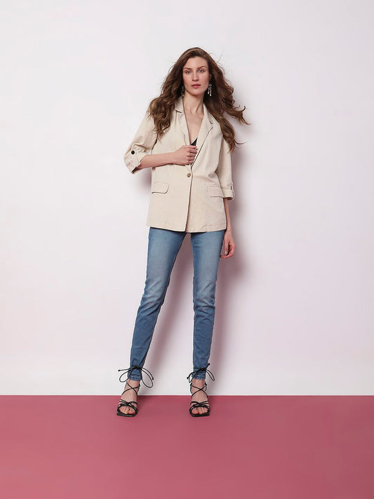 Light Blue High Rise Wendy Skinny Jeans