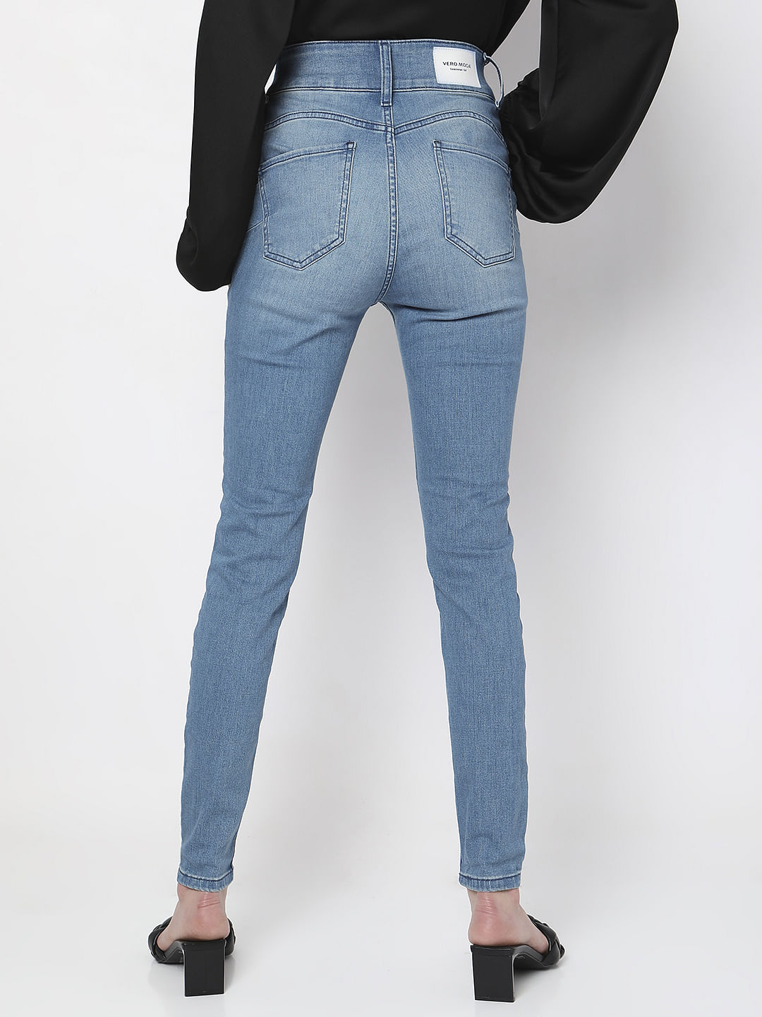 Light Blue High Rise Wendy Skinny Jeans