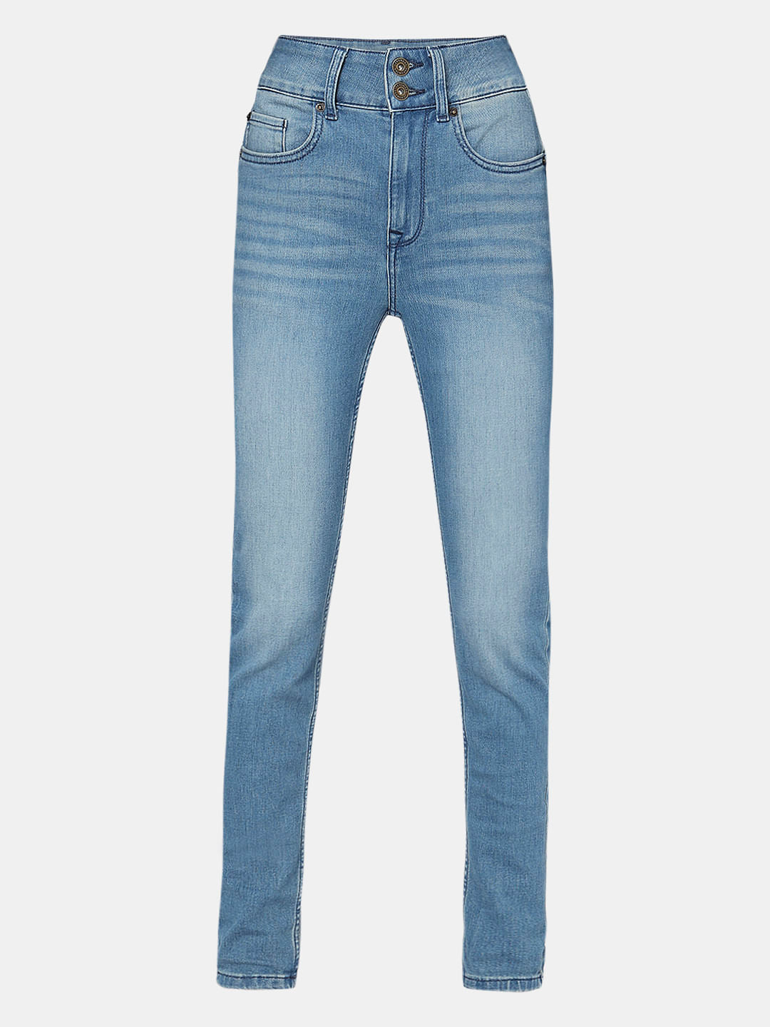 Light Blue High Rise Wendy Skinny Jeans