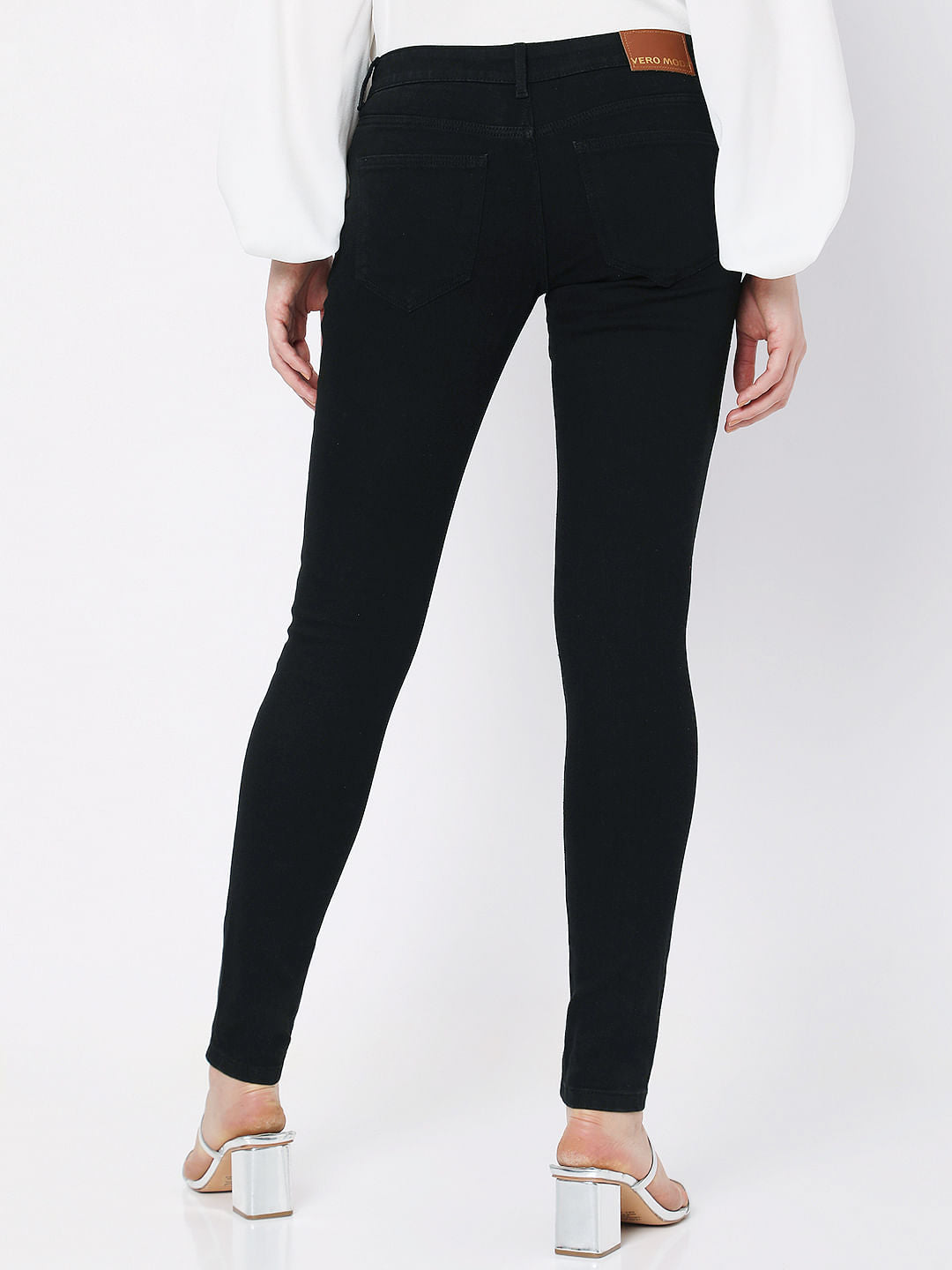 Black Low Rise Wendy Skinny Jeans