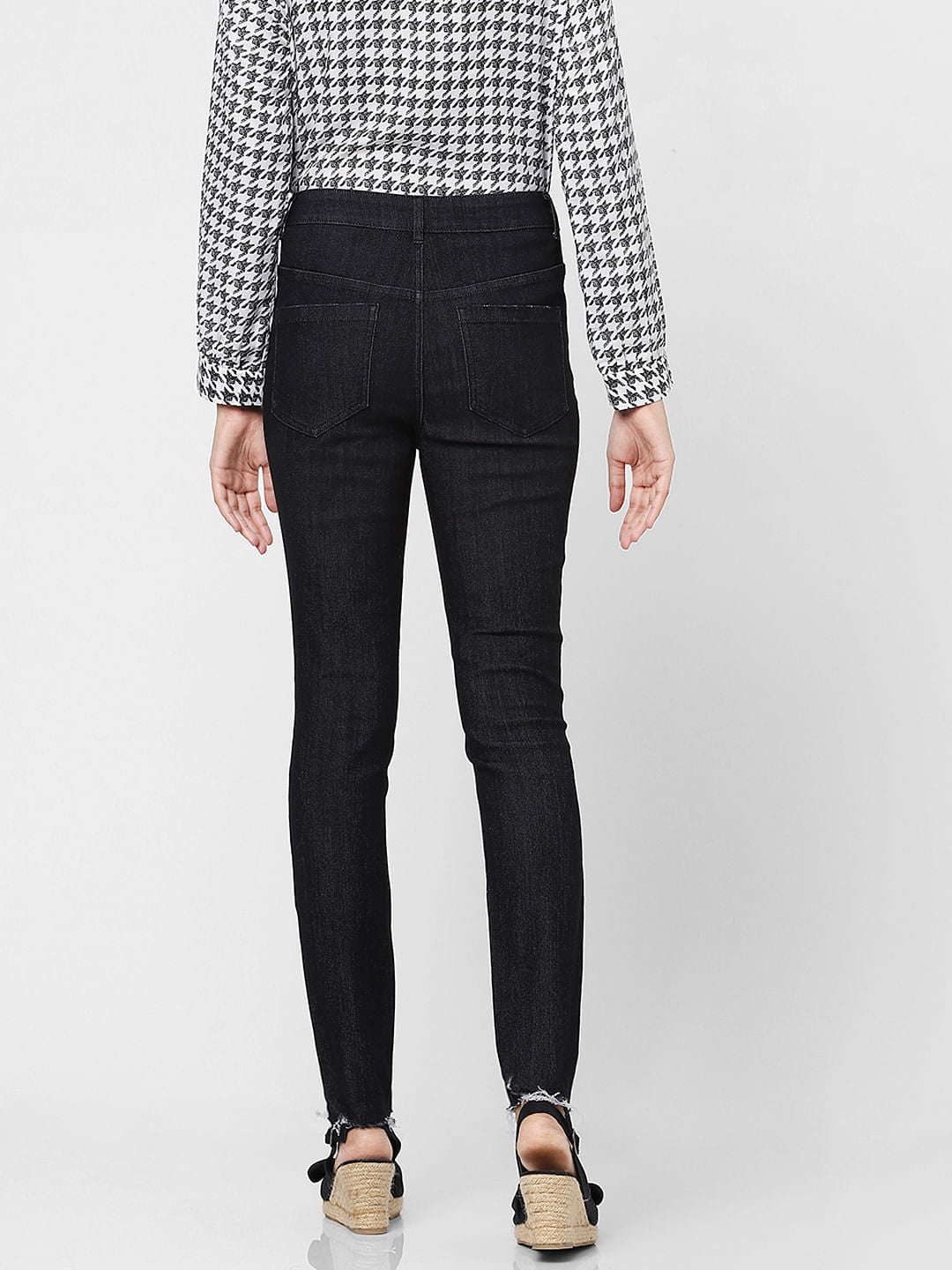 Black High Rise Wendy Skinny Jeans