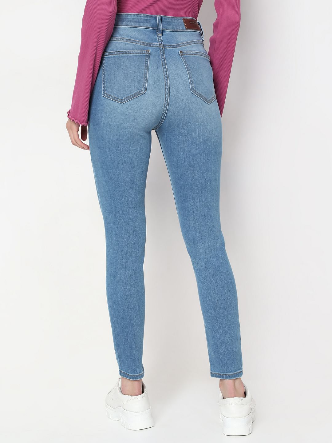 Light Blue High Rise Skinny Jeans