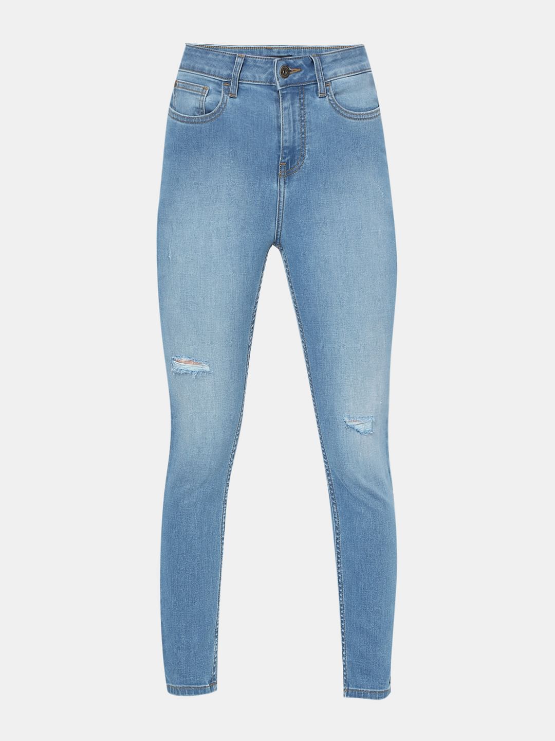 Light Blue High Rise Skinny Jeans