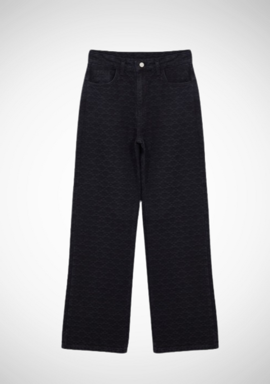 H&_M Trendy Women High Rise Textured Jeans